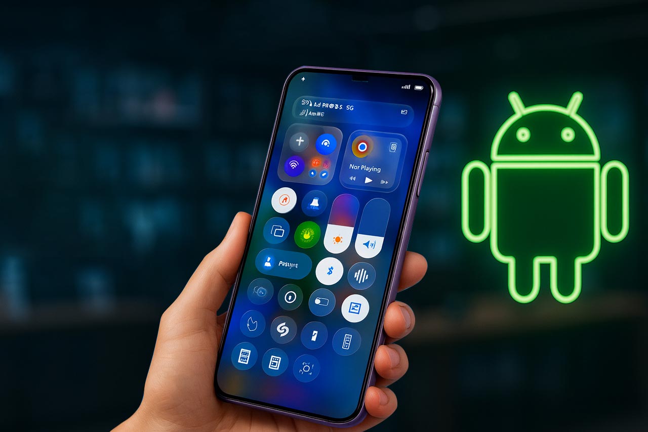 شیشه‌ای کردن آیکون‌های گوشی سامسونگ