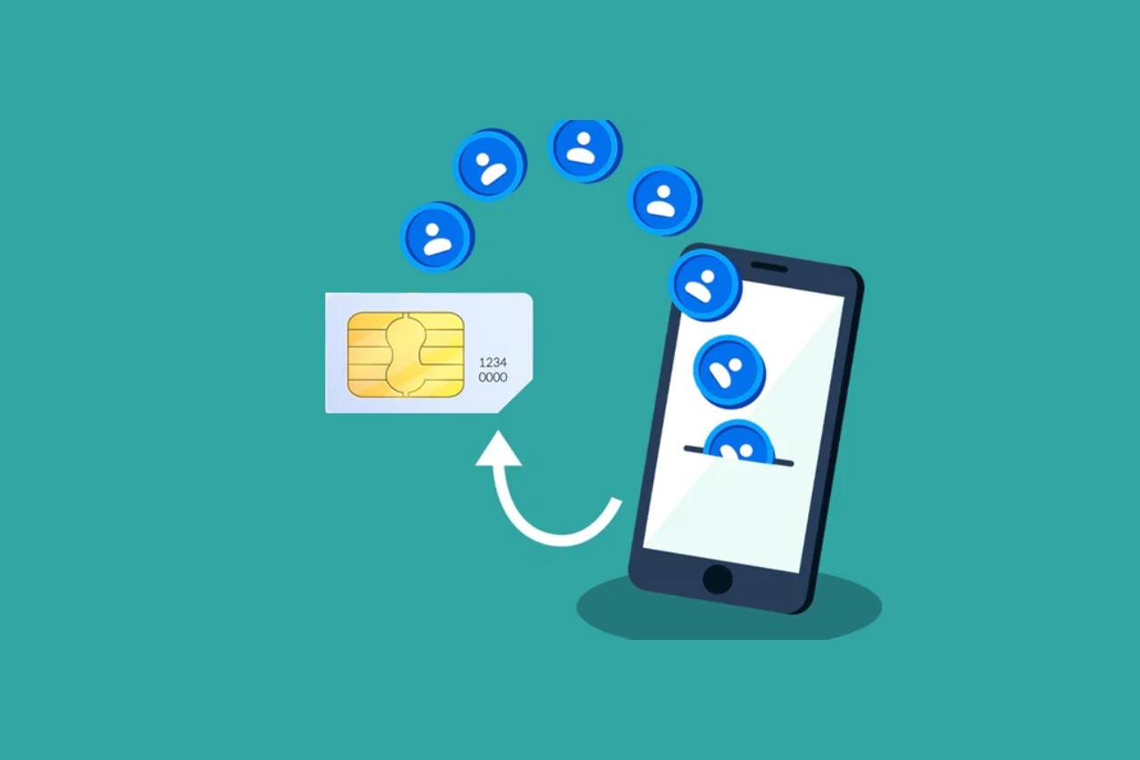 انتقال مخاطبین از گوشی به سیم کارت